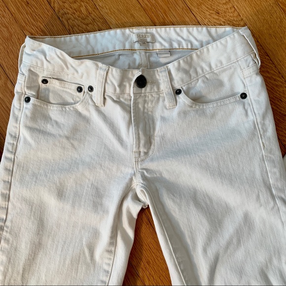 J.Crew Off White Straight Leg Skinny Jeans - Picture 10 of 15